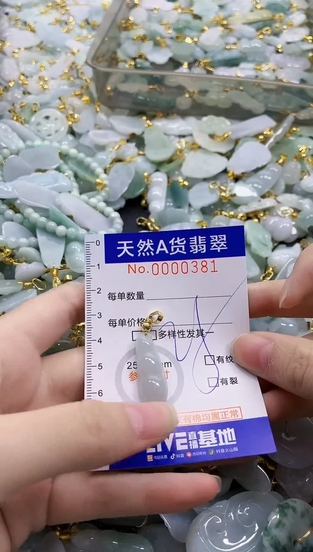 颈饰未镶嵌翡翠天然A货翡翠
