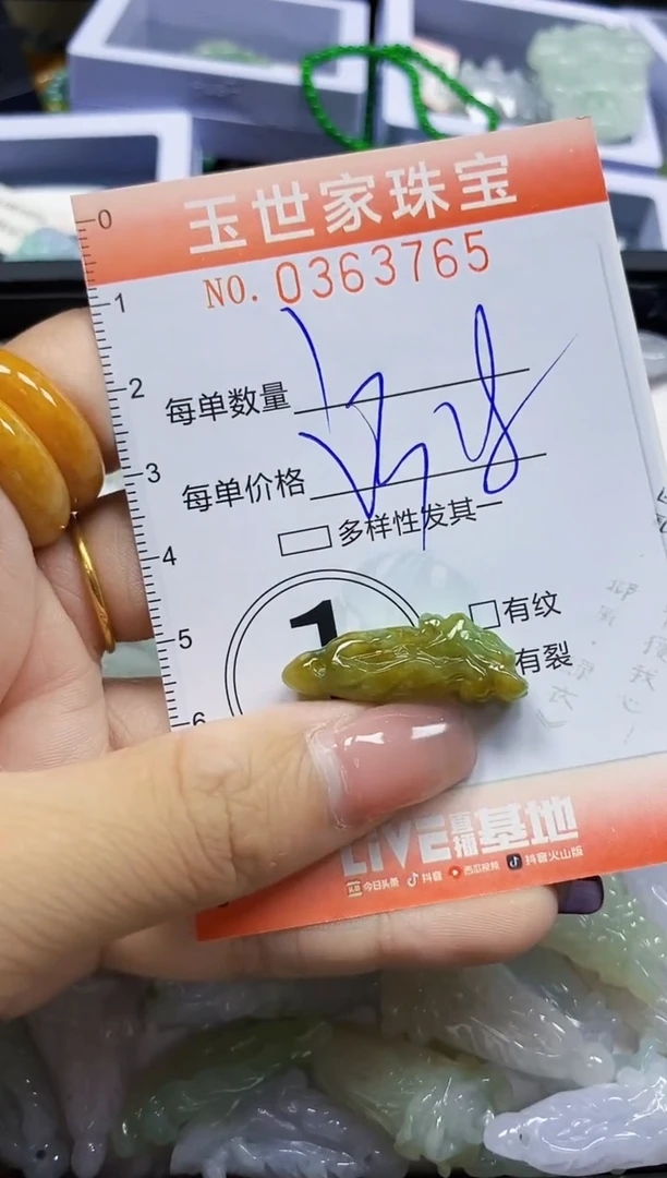 颈饰未镶嵌翡翠直播闪购Y0363765