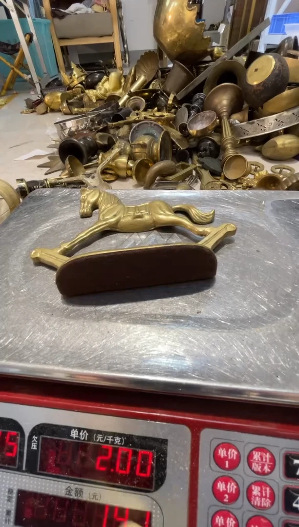 茶盏大阪回流商品铜器摆件170