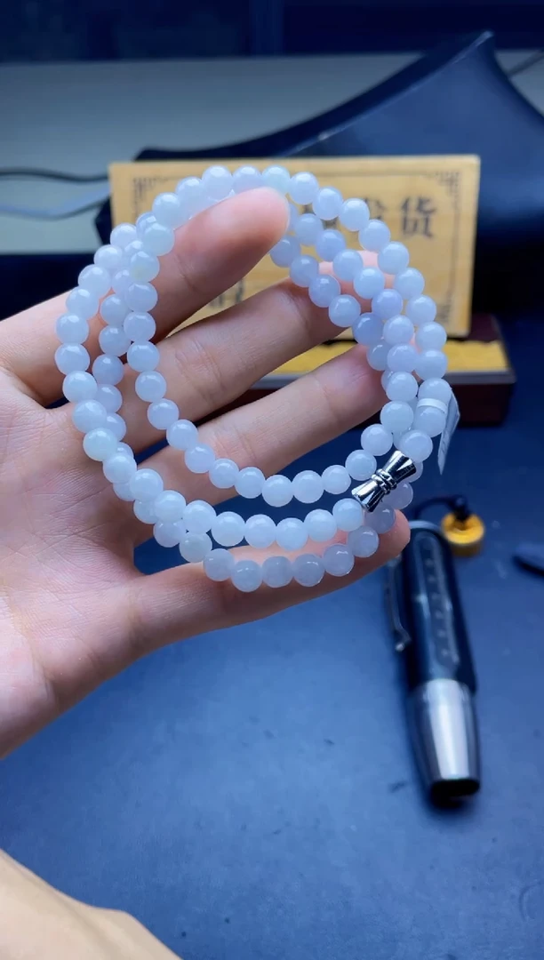 未镶嵌手链翡翠珠串 卡6+