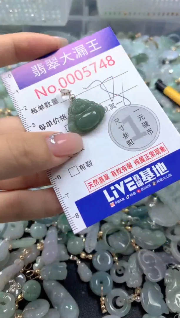 颈饰未镶嵌翡翠5748