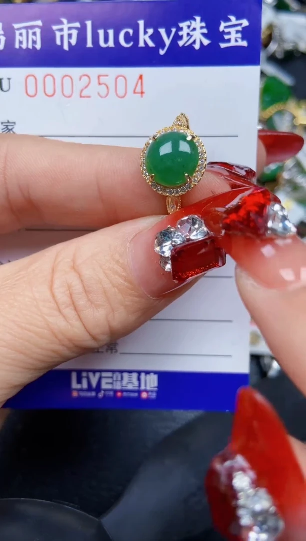 【闪购商品】翡翠颈饰银S925镶嵌2504