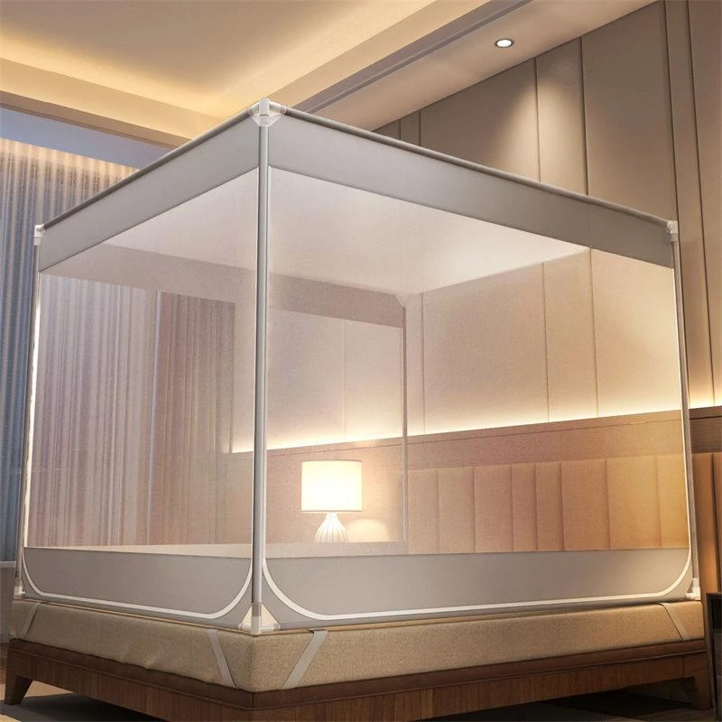 2025新款蒙古包婴儿蚊帐防摔夏天蚊帐免安装落地全底防摔蚊帐