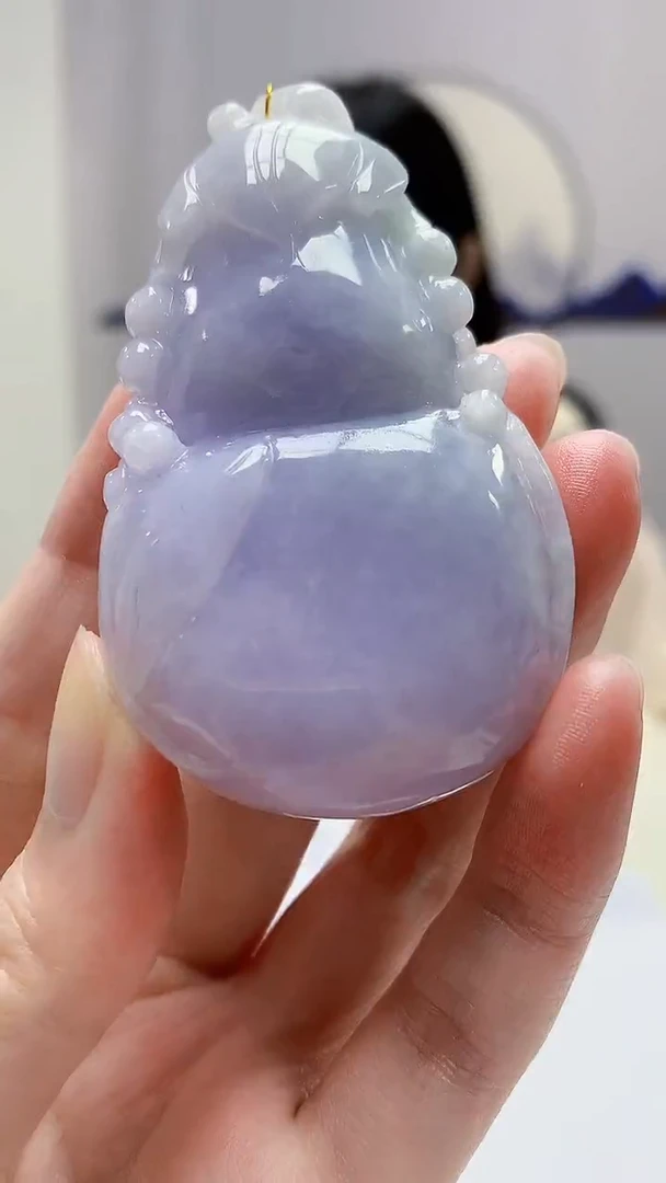 定制翡翠未镶嵌0405zm-毛货挂件32葫芦