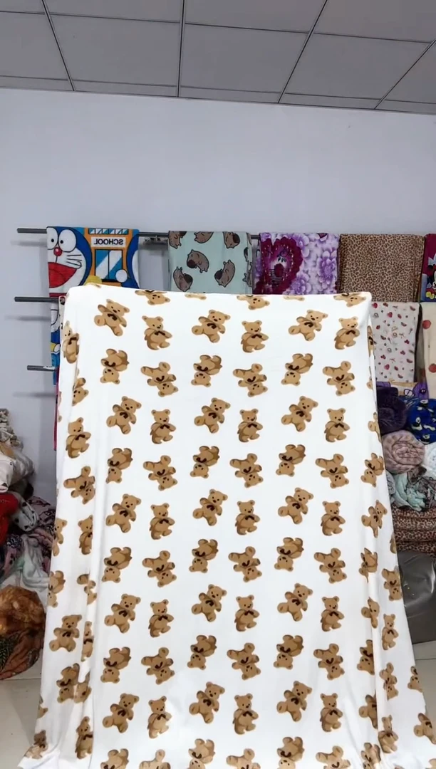 法兰绒2x2.3双面绒成品毯