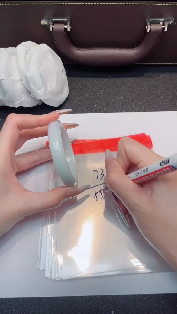 未镶嵌手镯翡翠默认有瑕--73