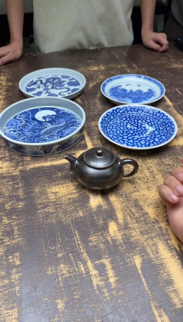 五***多荣器墨韵流光壶