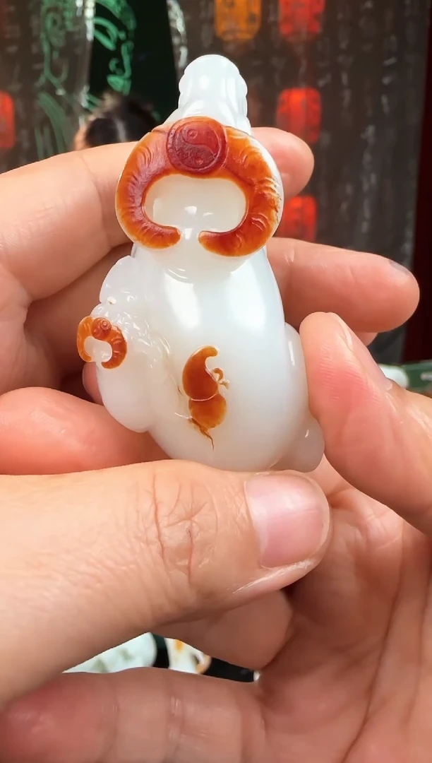 未镶嵌和田玉把件涛****了扭转乾坤