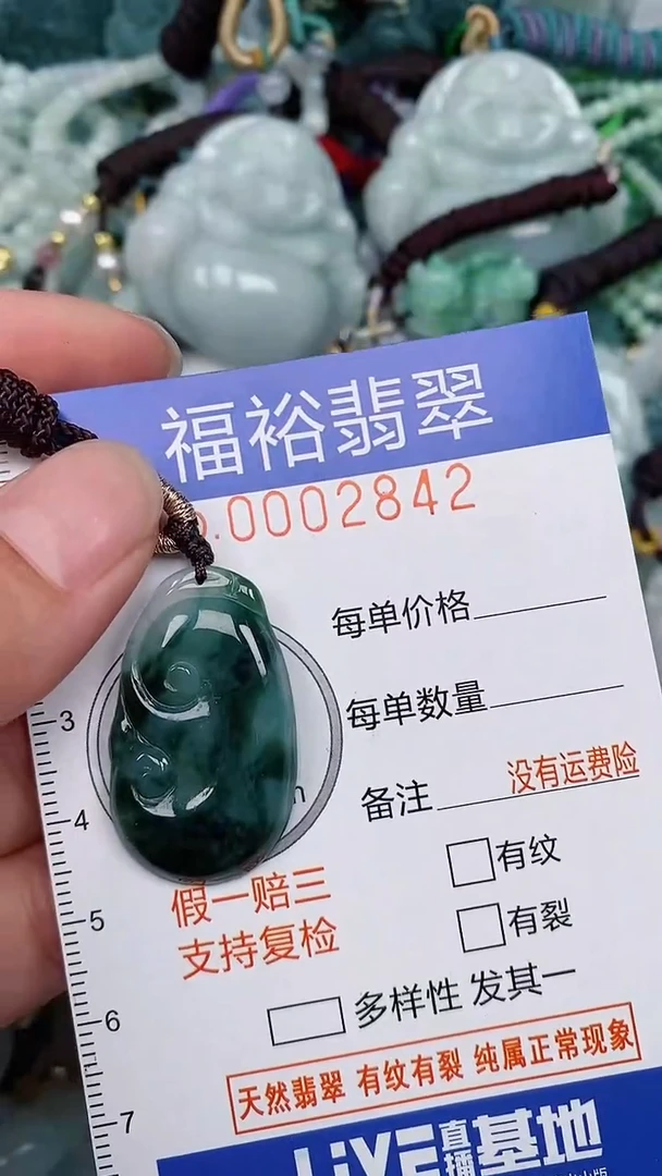 翡翠未镶嵌颈饰...0002842
