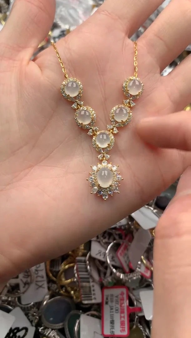 银S925镶嵌戒指翡翠333----2