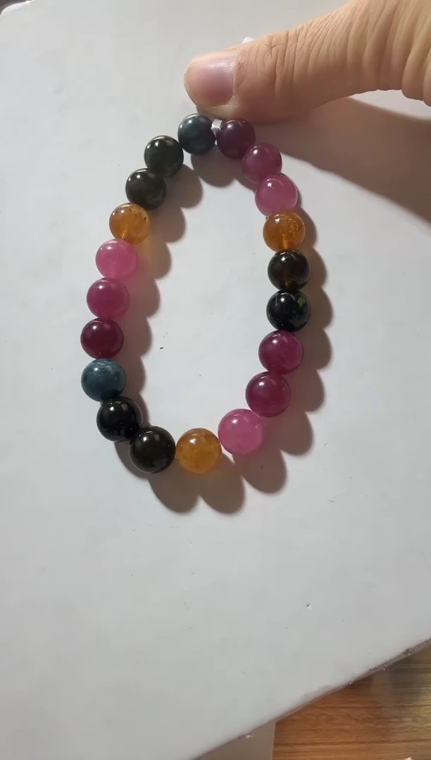 未镶嵌手链碧玺优0472 约10mm