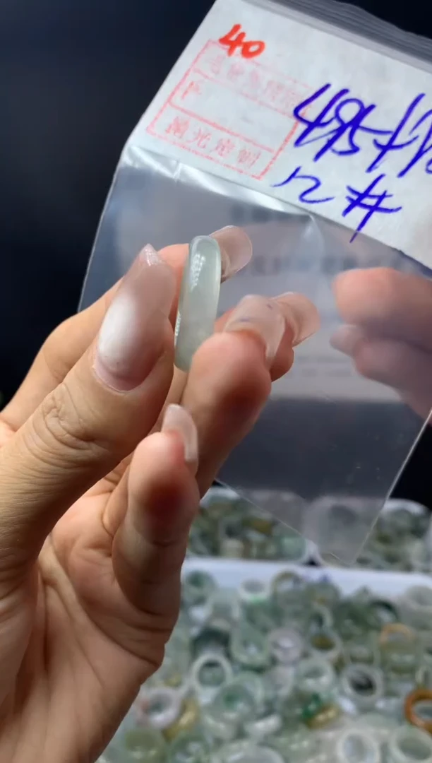 未镶嵌定制翡翠戒圈12*505元毛货需精抛光