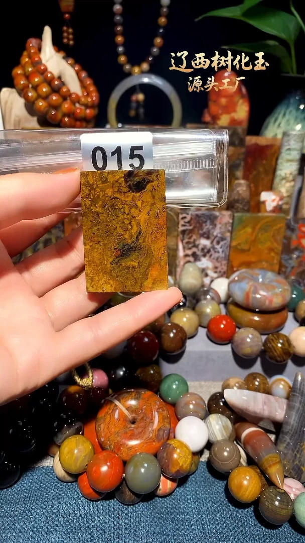 未镶嵌-硅化玉天然北票硅化玉吊坠