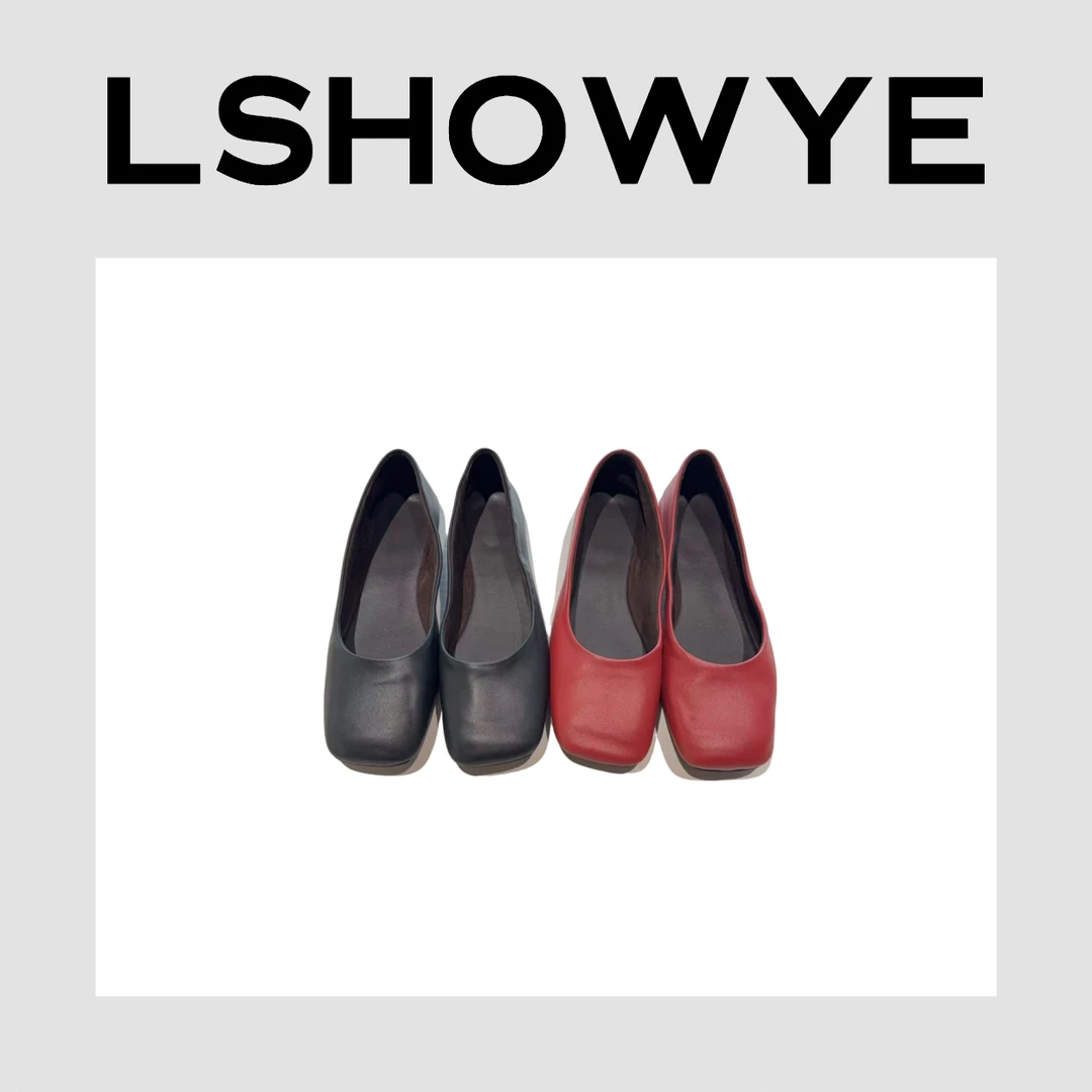 LSHOWYE｜方头浅口软底芭蕾舞鞋  AIR023