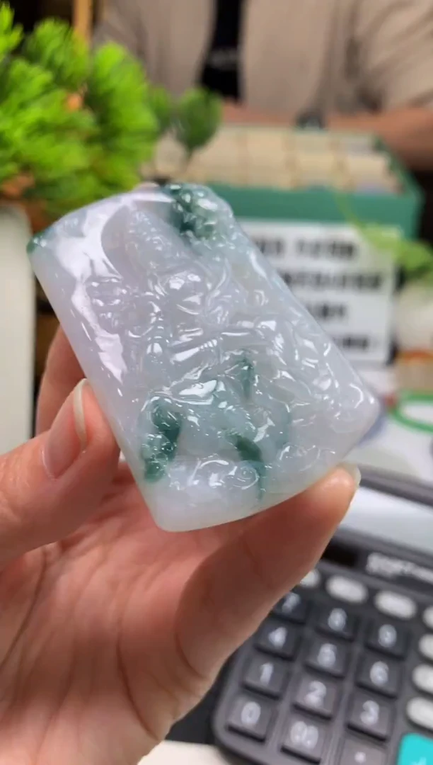 未镶嵌定制翡翠朕**茶---124891
