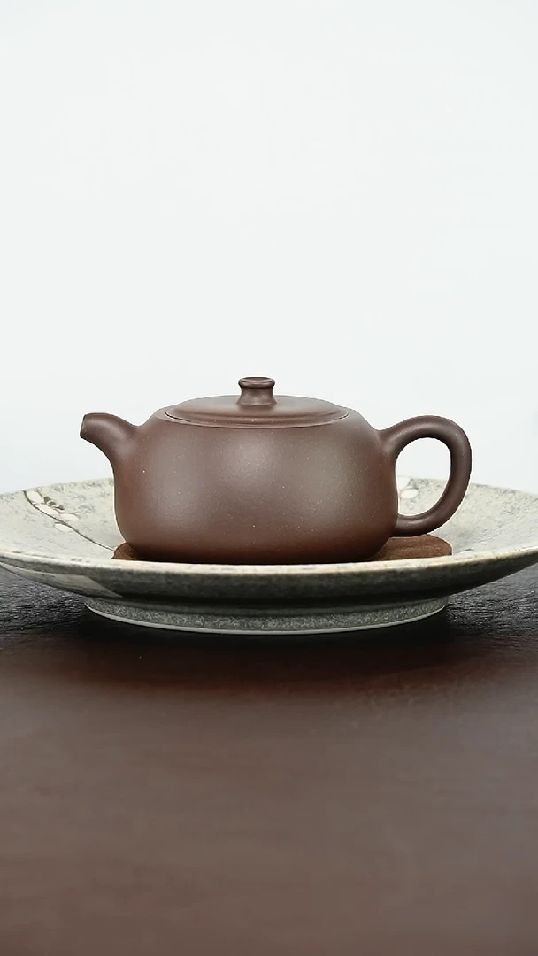 茶壶紫砂底槽青250毫升