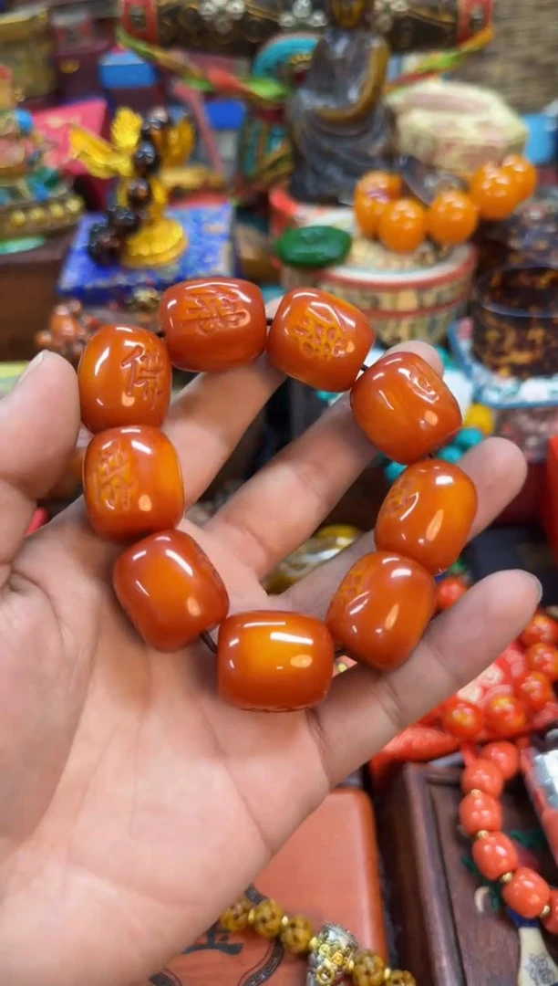 【闪购商品】蜜蜡裸石未镶嵌扎西当天订单当天直发如图所示