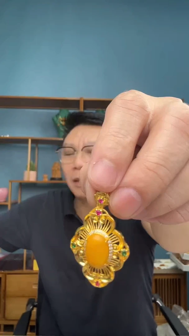裸石琥珀未镶嵌20（有瑕介意勿拍）