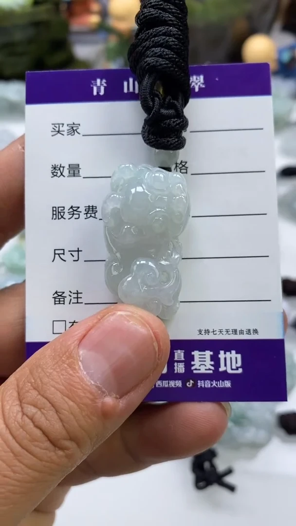 【闪购商品】翡翠颈饰未镶嵌多人霸王貔貅