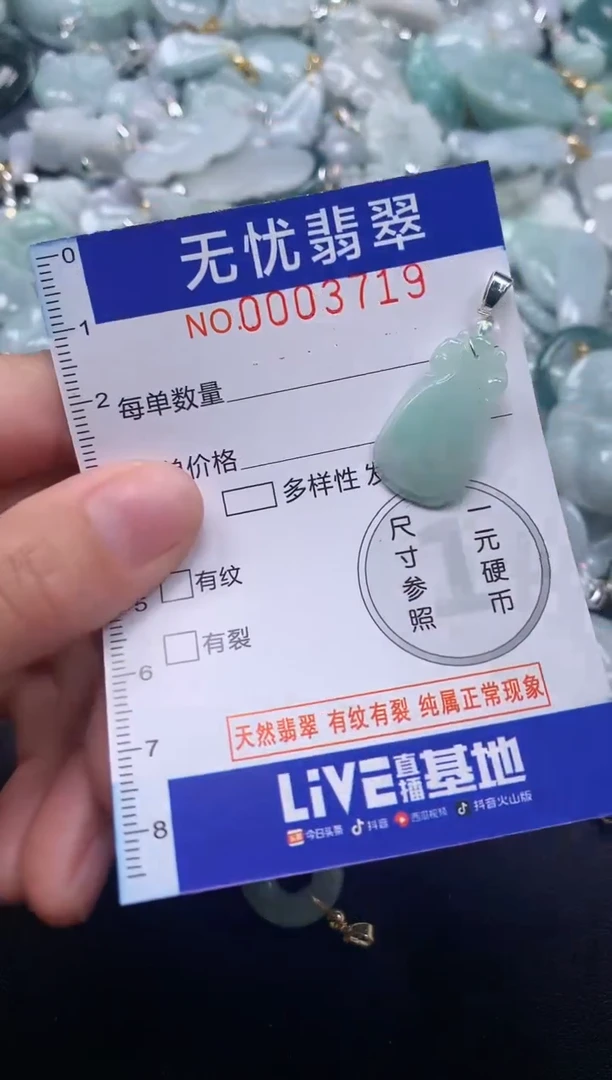 颈饰未镶嵌翡翠3719