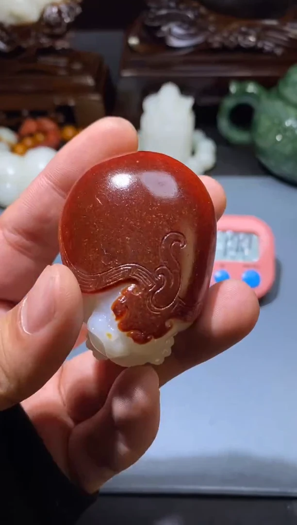 未镶嵌和田玉把件天****.和田玉