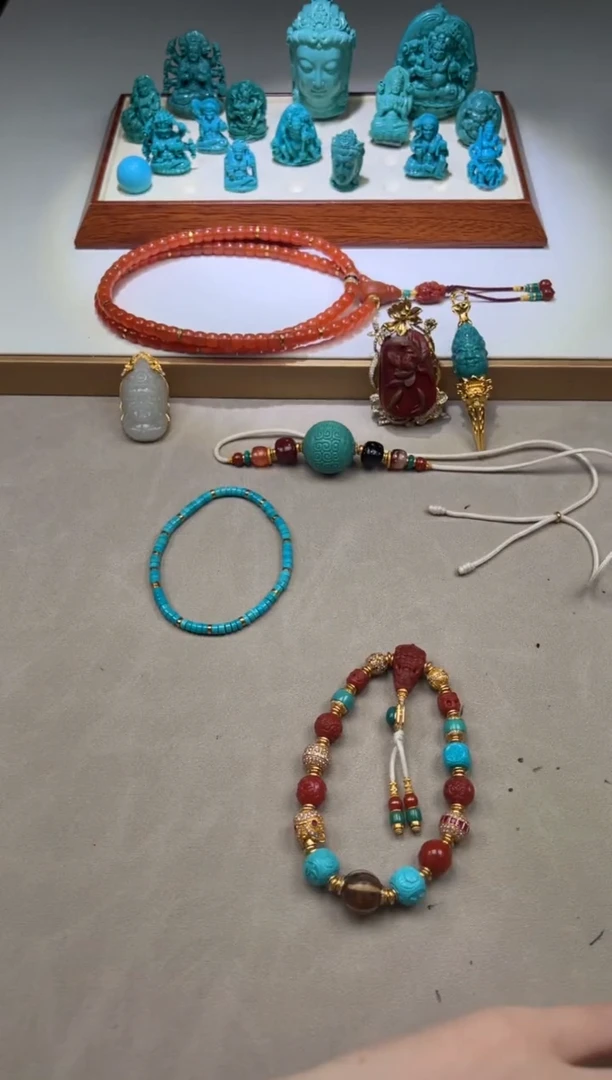 【闪购商品】南红玛瑙手串手串18K金镶嵌吃