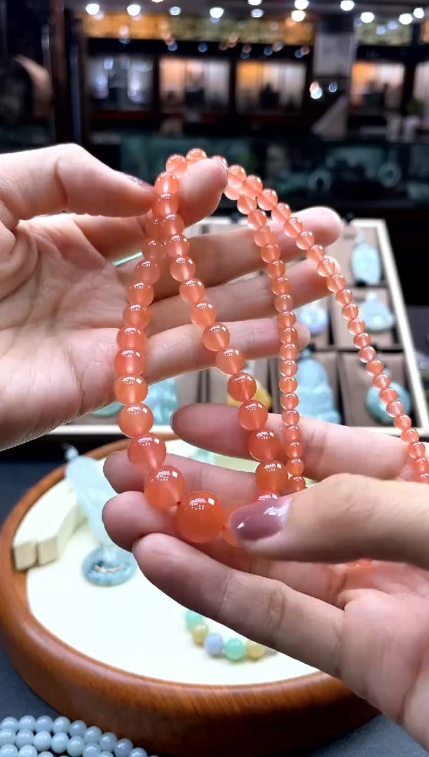 【闪购商品】南红玛瑙颈饰未镶嵌项链