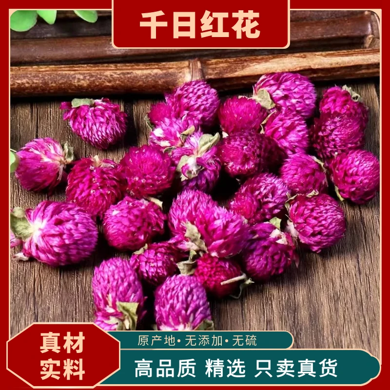 千日红花中药材正品千日红干花配茉莉花柠檬玫瑰月季花茶花草茶叶