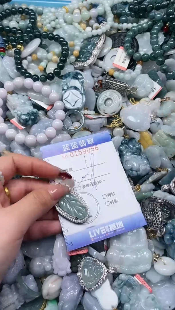 【闪购商品】翡翠颈饰未镶嵌闪购0159056多样性发其一