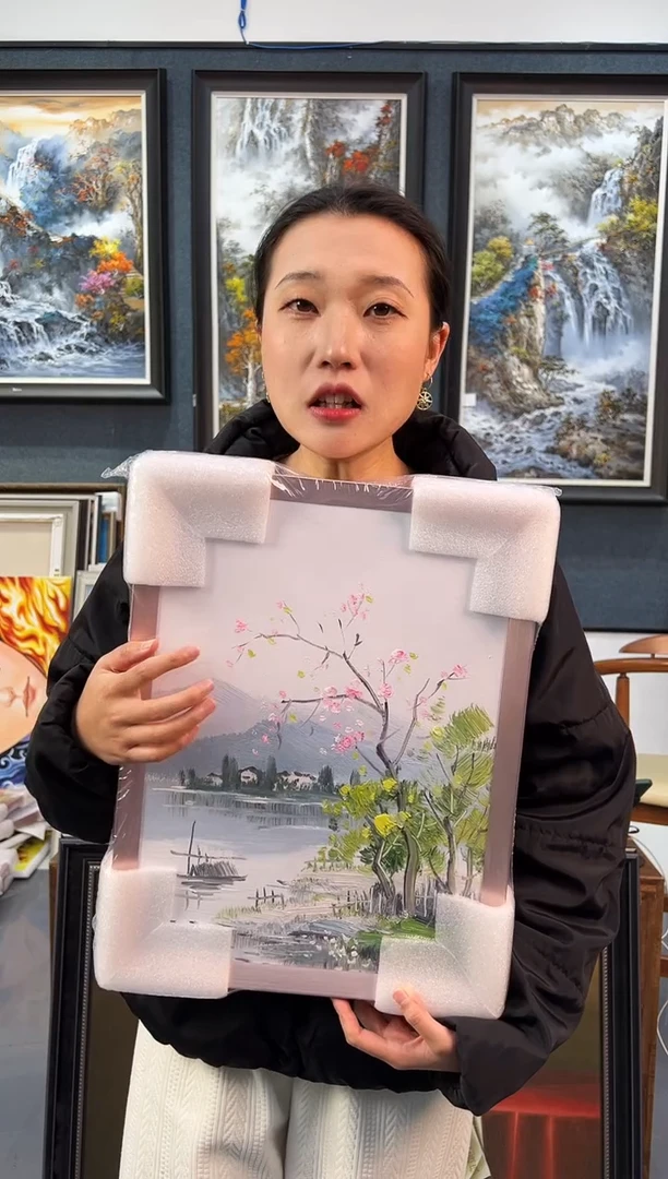 【闪购商品】油画2号 30*40 春天 -手绘油画
