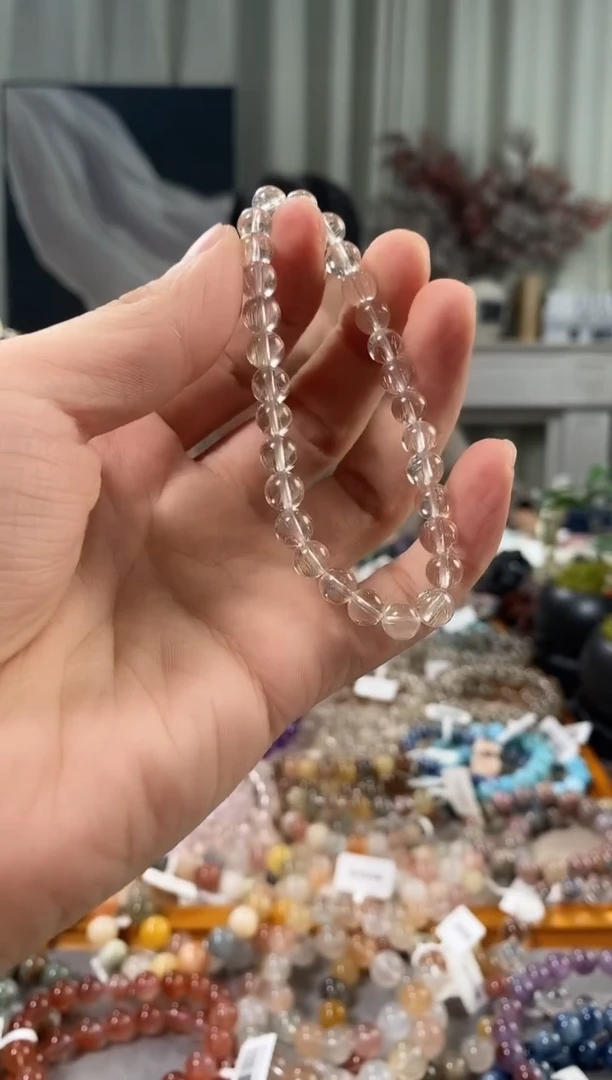 未镶嵌手链水晶尛*银发金