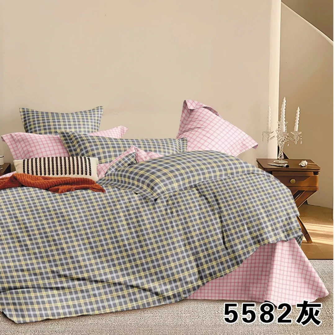 （水洗格子）3.5米超软水洗格子面料