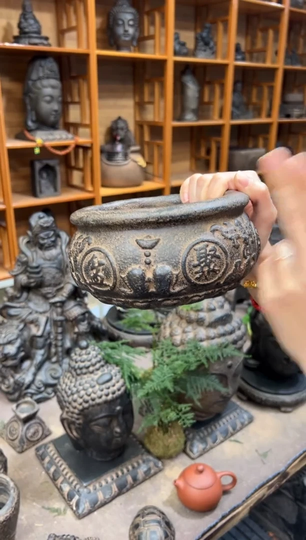 陶土【火山泥】聚宝盆