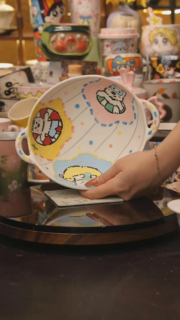景德镇釉下彩绘设计师款式陶瓷