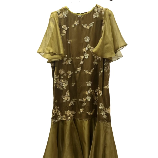 了然红标团圆2025年春夏款连衣裙时尚气质高端礼服连衣裙