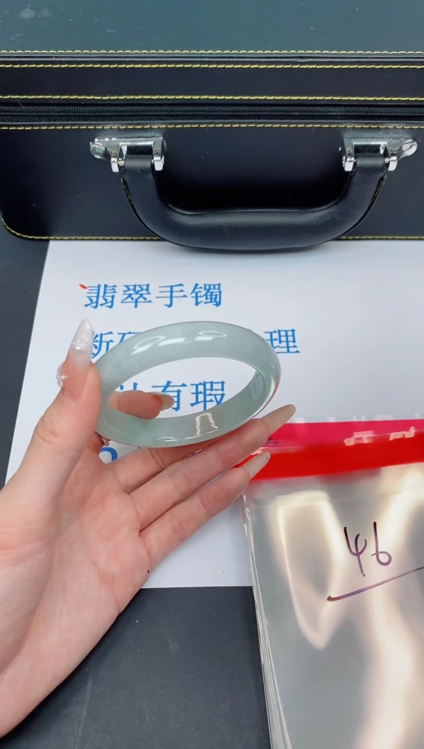 未镶嵌手镯翡翠有瑕疵NO退换-46