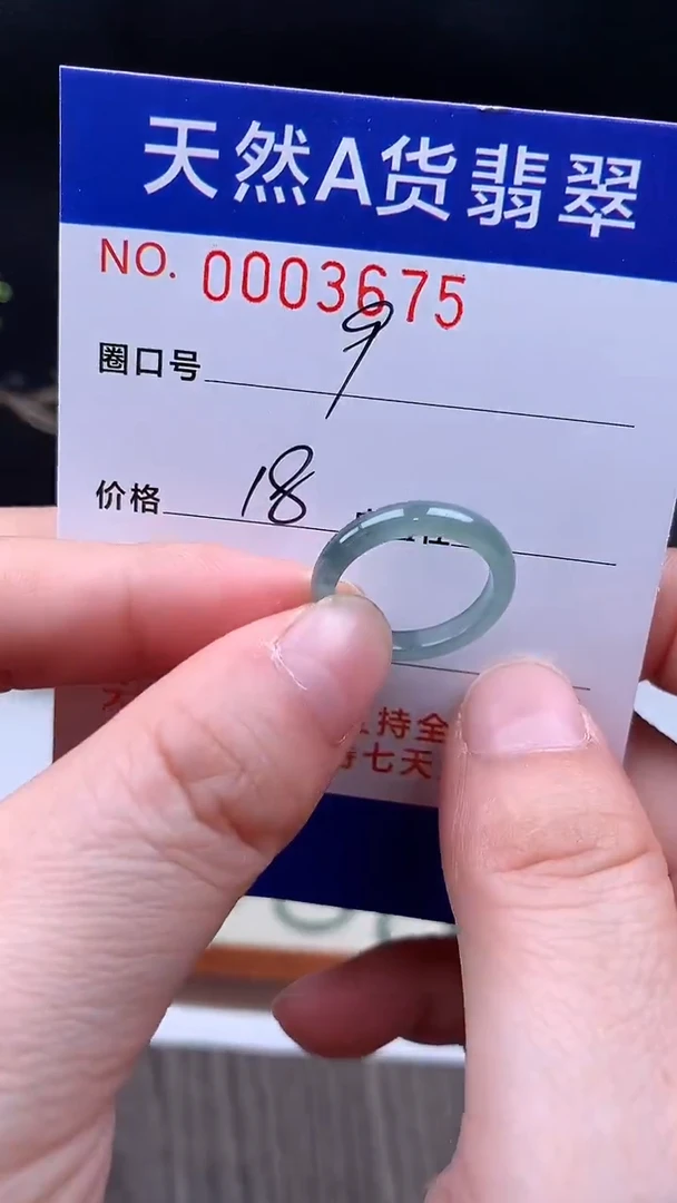 未镶嵌戒指翡翠9#
