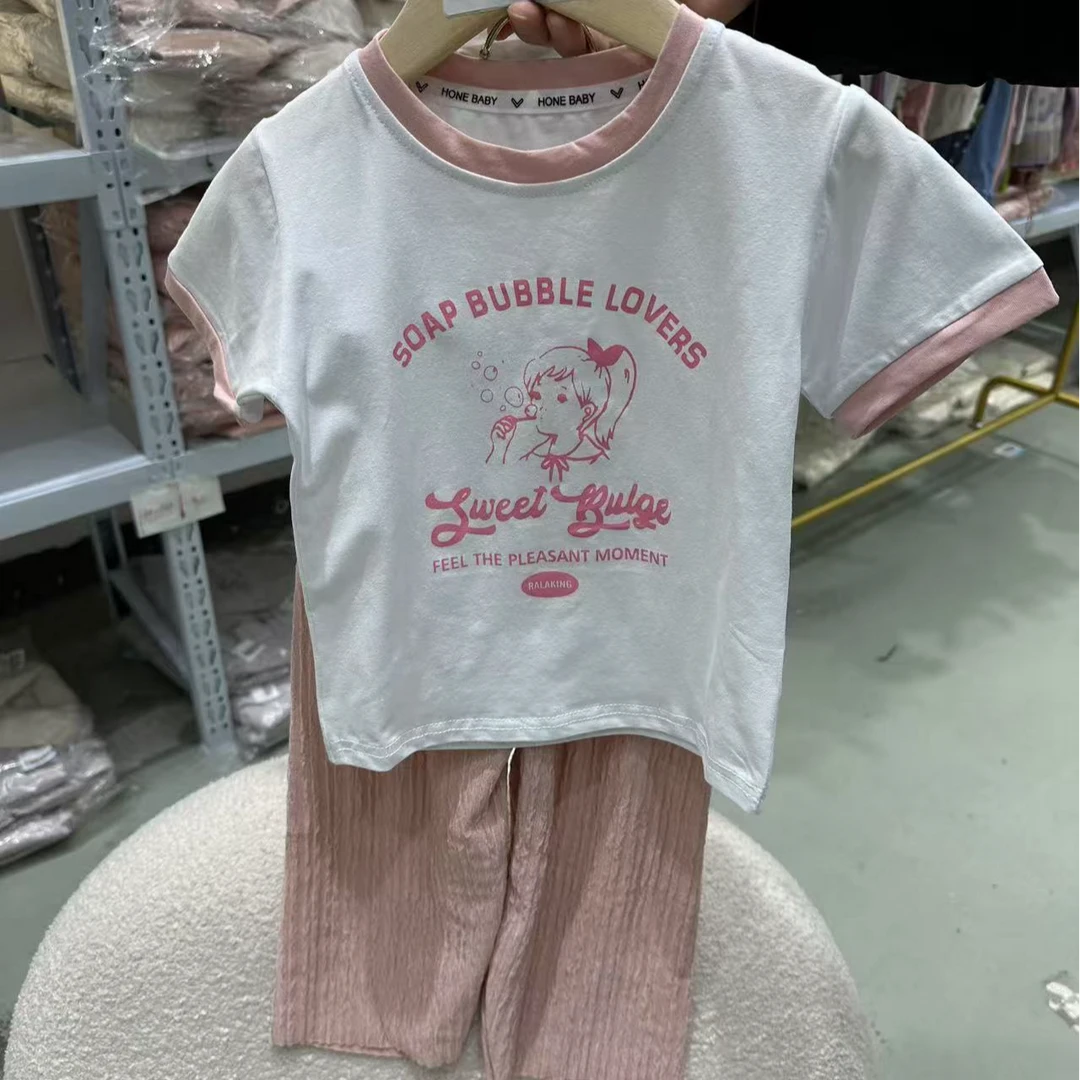 【598款】休闲学院风常规女童春秋套装时尚韩版中童套装