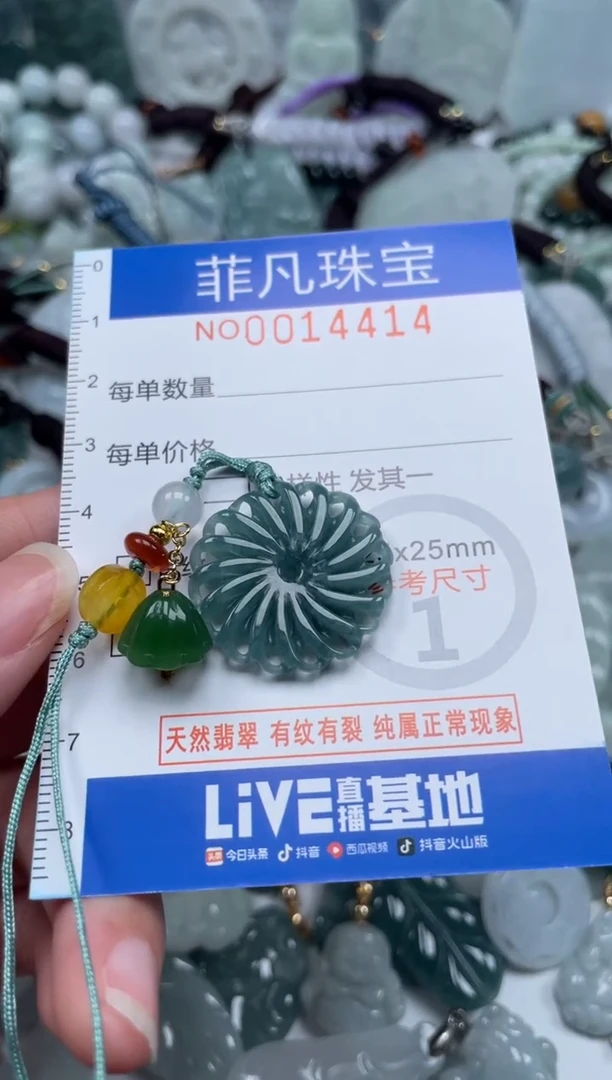 颈饰未镶嵌翡翠14414