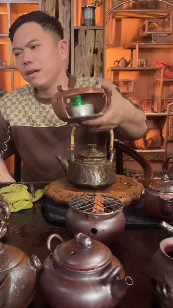 【闪购商品】紫砂全手工仿古温茶炉