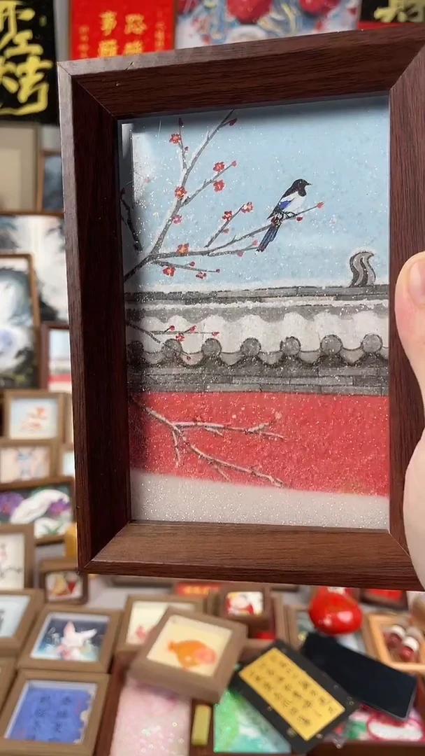 国画纯手绘书法绘画作品