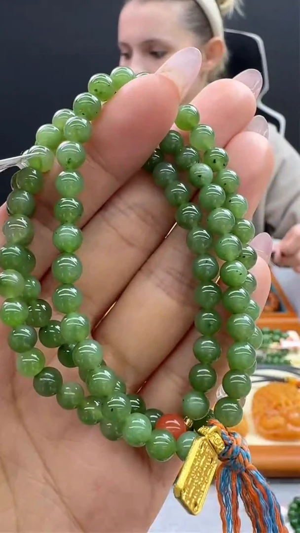 【闪购商品】和田玉(碧玉)颈饰未镶嵌457秒拍号