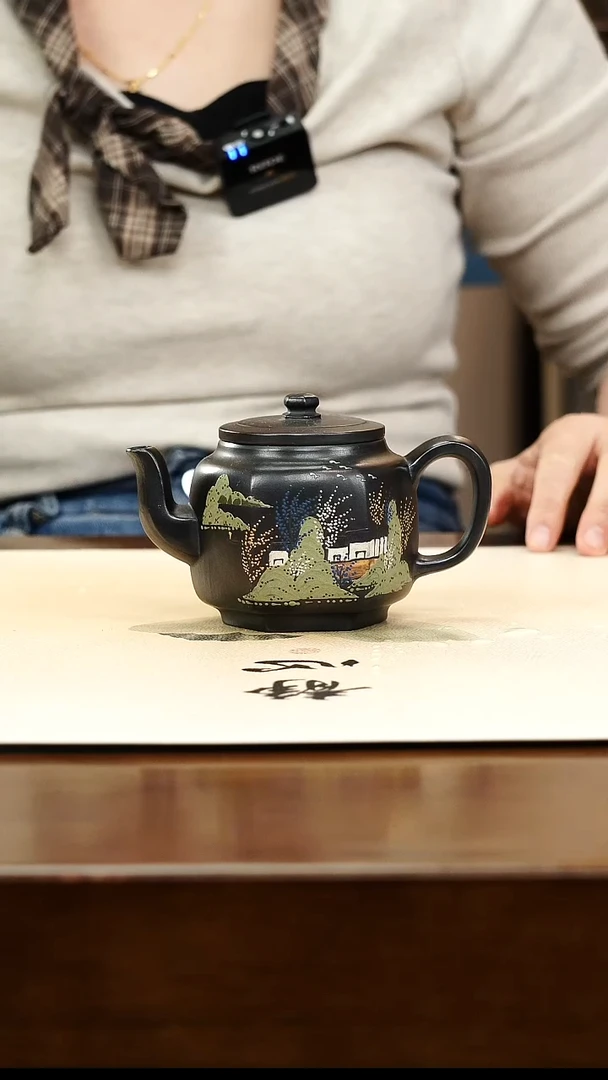 茶壶紫砂宜兴紫砂壶孤品