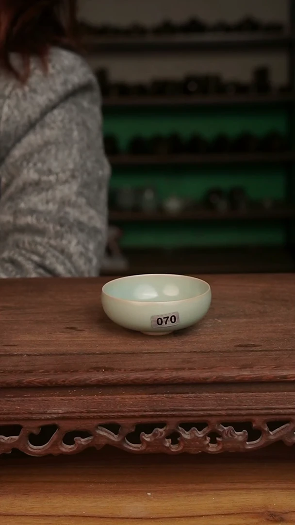 杯070号仿古知足普洱杯微微不完美
