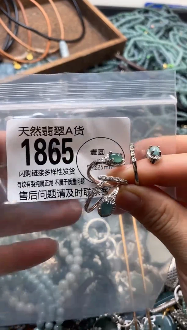 翡翠未镶嵌颈饰多样性发其一1865