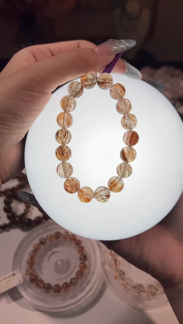 水晶手链未镶嵌黑金超七10+