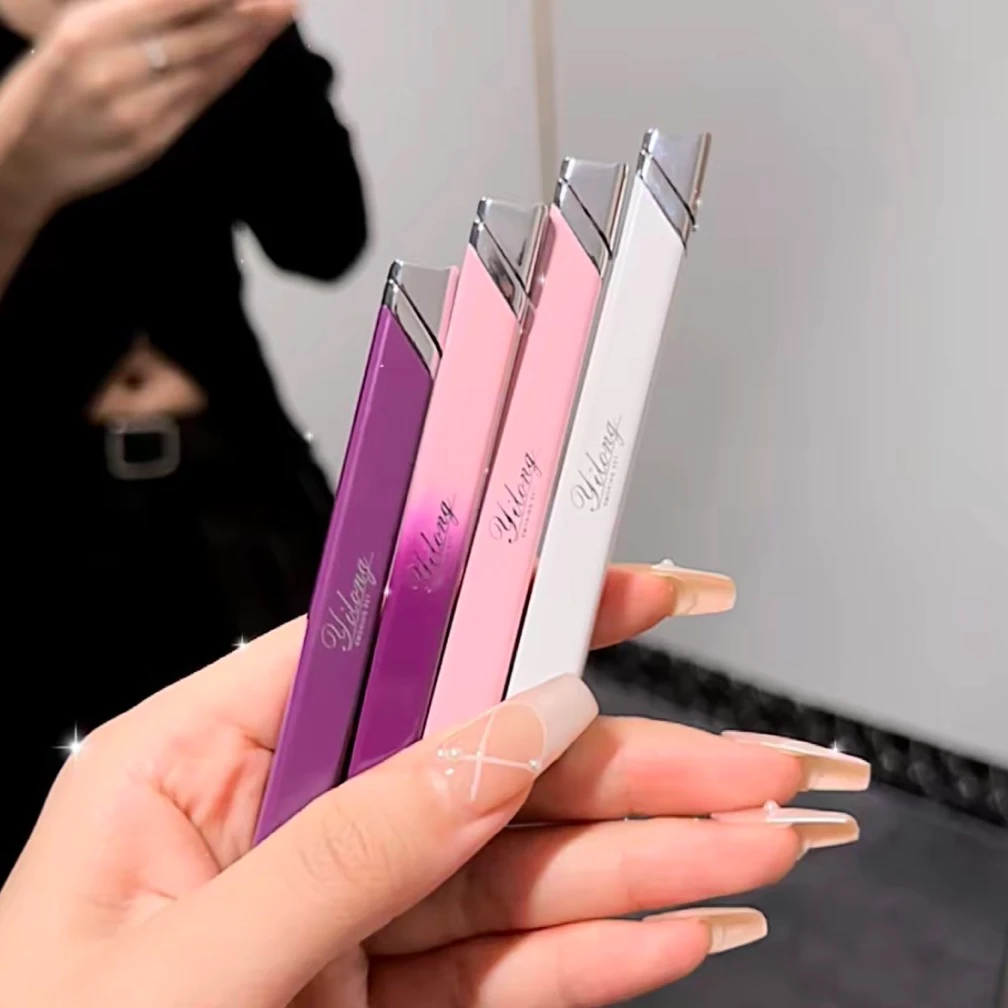 轻奢ins高级感迷你细长条渐变色便携打火机小众时尚轻奢女生礼物