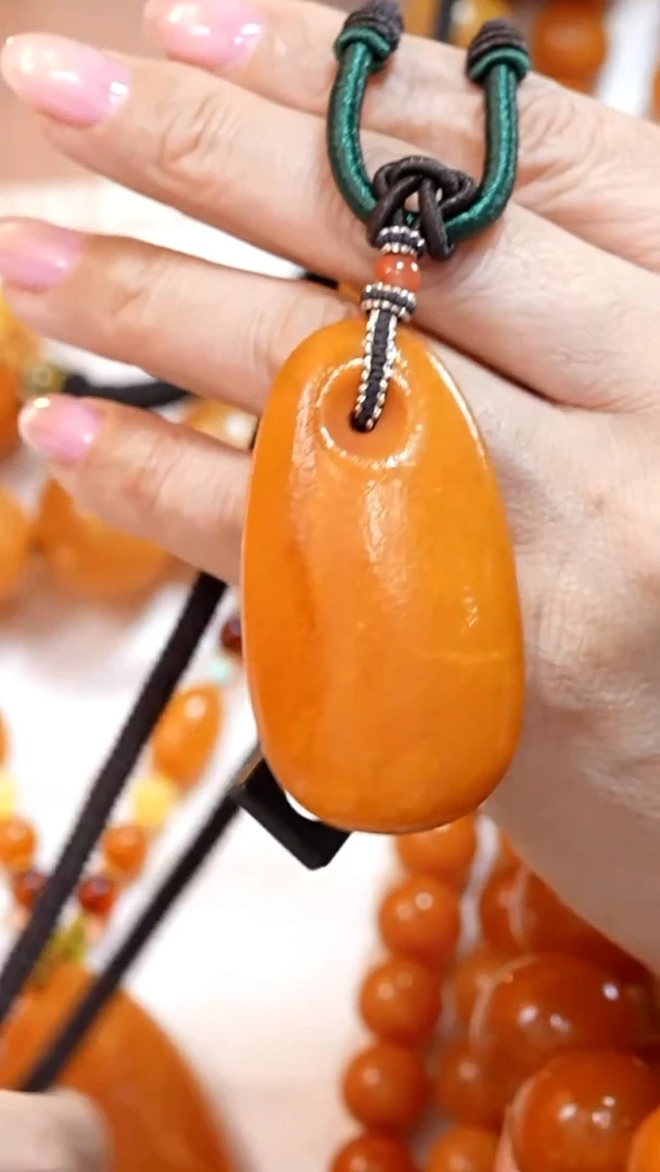 蜜蜡颈饰未镶嵌5620天然蜜蜡珠宝奇石云端妖孽全部保真