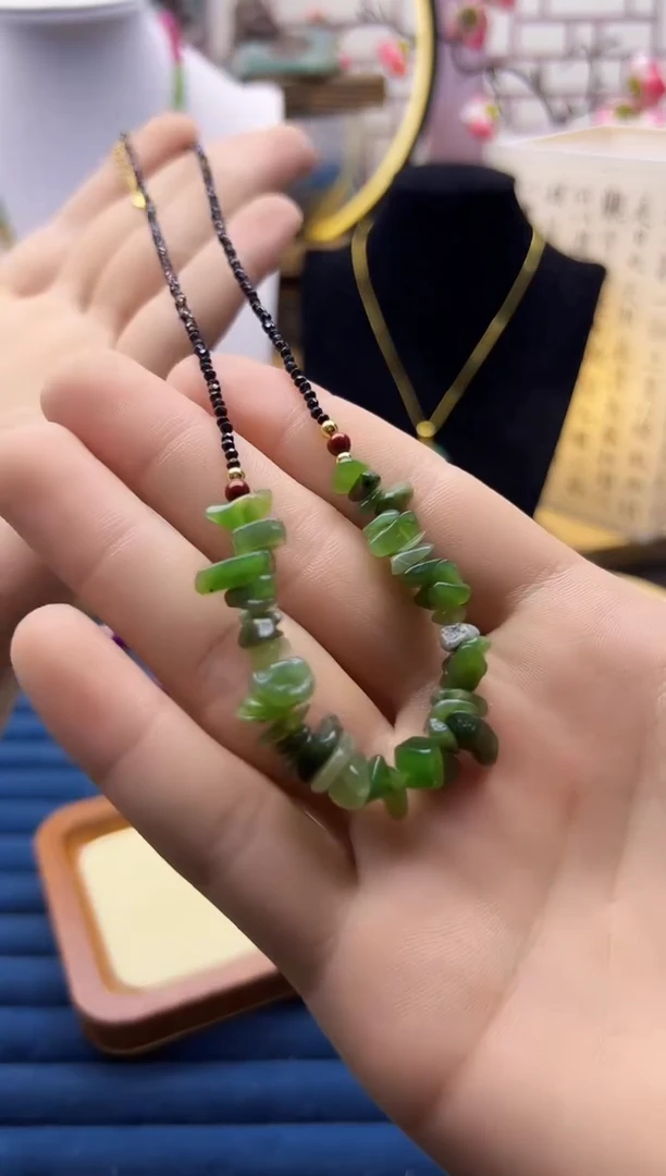 【闪购商品】和田玉颈饰14K金镶嵌X636