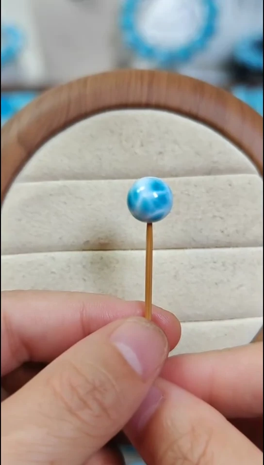 未镶嵌针钠钙石（海纹石）珠宝半成品叶*秀多样性发一